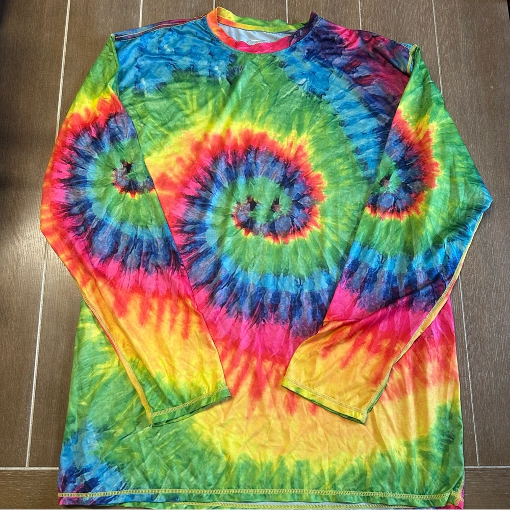 Ingear Multicolor Tie-Dye Long Sleeve Shirt XXL